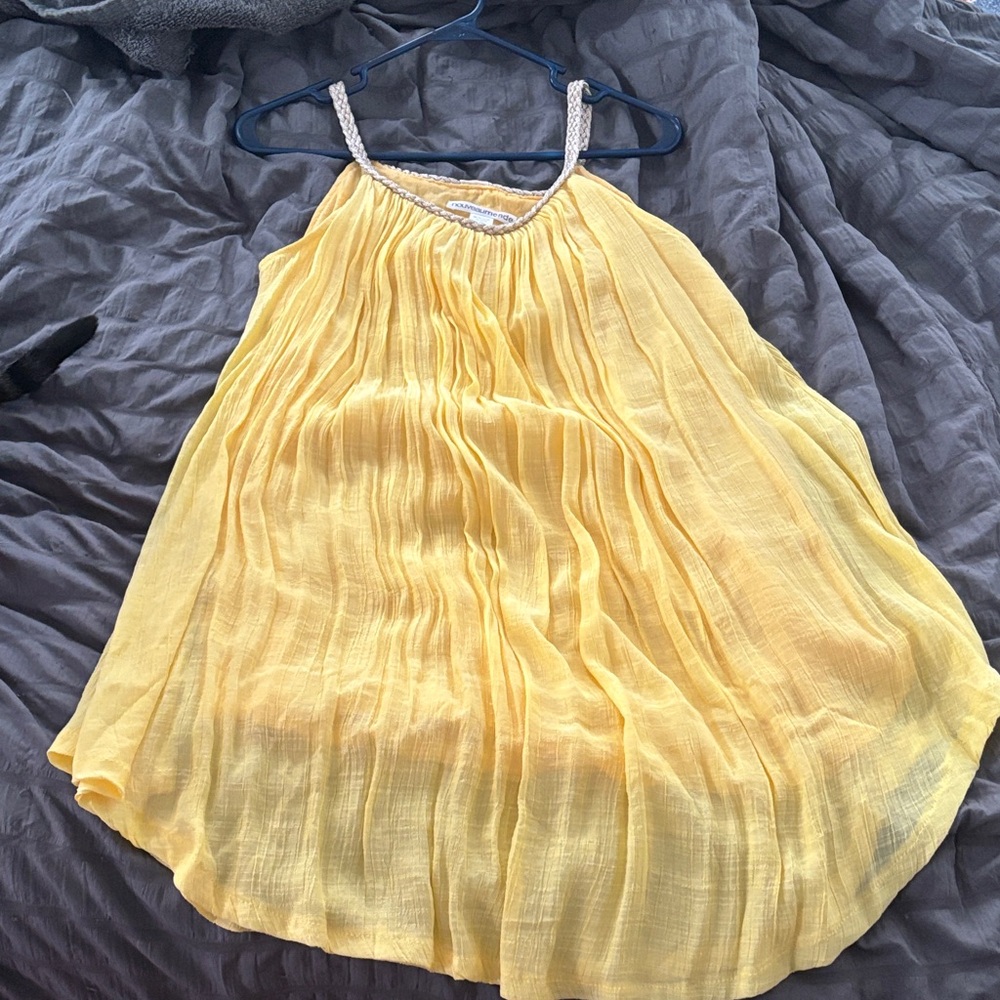 Yellow Sleeveless Dress